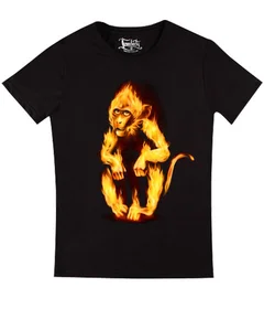 2016, обезьяна, monkey,  огонь